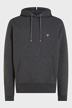 Erkek Regular Fıt Küçük Nakış Logo Sweatshirt