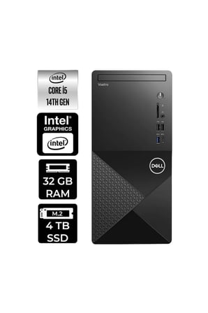 Vostro 3030MT i5 14600 32GB 4TB SSD FDOS Masaüstü Bilgisayar & PER4 USB Bellek