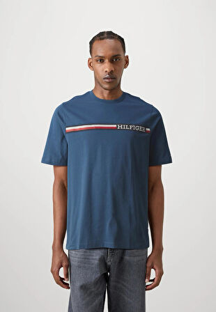 Erkek Regular Fıt Baskı Logolu T-Shirt