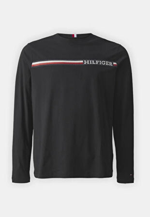 GÖĞÜS ÇİZGİLİ TİŞÖRT - Uzun kollu üst