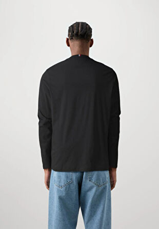 GÖĞÜS ÇİZGİLİ TİŞÖRT - Uzun kollu üst