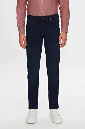 Ds Damat Slim Fit Lacivert Düz Boru Paça Denim Pantolon 6HCJ3ORT00102 6HCJ3ORT00102