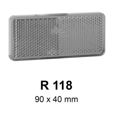 Jokon R 118 Beyaz Karavan Reflektörü 90x40 mm Yapışkanlı (JK31.0005.521)