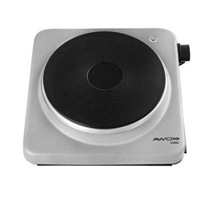 Awox Lotus Gri Tekli Elektrikli Set Üstü Ocak