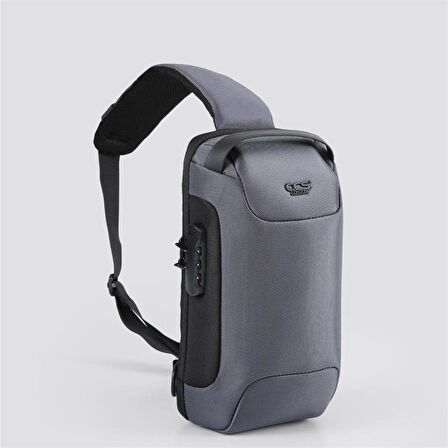 Ççs 51463 Tek Omuz Askılı Sırt ve Göğüs Çantası Gri