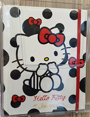 Kuromi hello kitty sert kapak içten spiralli journal çok amaçlı defter ( 24cm * 17 cm )