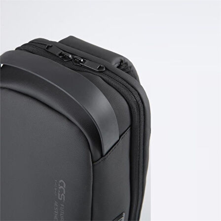 Ççs 51465 Tek Omuz Askılı Sırt ve Göğüs Çantası Siyah