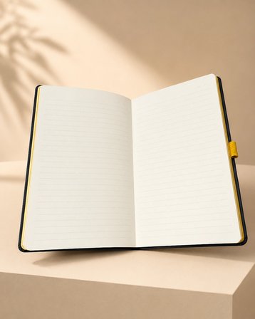 Modern Tasarım Lastikli Ajanda/Defter