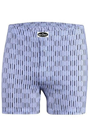 12'li Battal Beden Karışık Desenli Erkek Empirme Boxer 24508