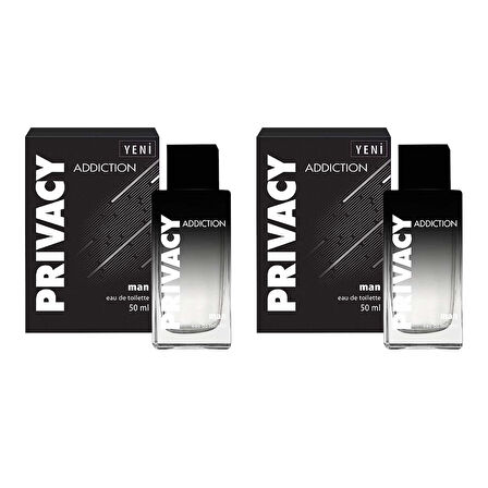 Privacy Man Addiction Edt Erkek Parfüm 50 ml x 2 Adet