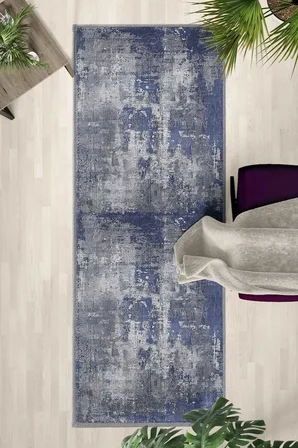 Salon Mutfak Yatak Odası Dijital Baskı Yolluk Halı Mor