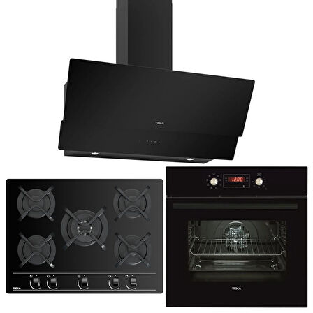 Teka Siyah Ankastre Set (ATV 90-GBC 75030 KBC-HAK 629 BK AUTOPERFECT)