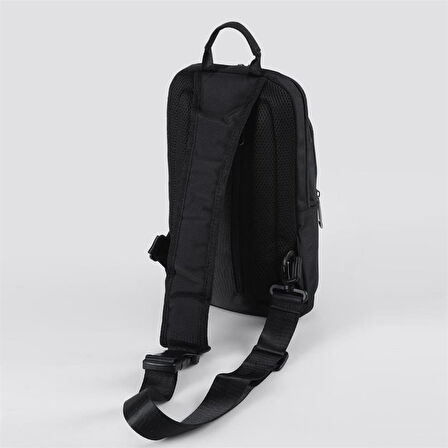 Ççs 51533 Tek Omuz Askılı Sırt ve Göğüs Çantası Siyah