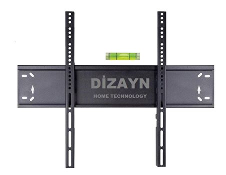 Dizayn Truva 42'' - 55'' - 106 - 140 Ekran Sabit Tv Askı Aparatı - Vida Seti - Su Terazisi Hediye