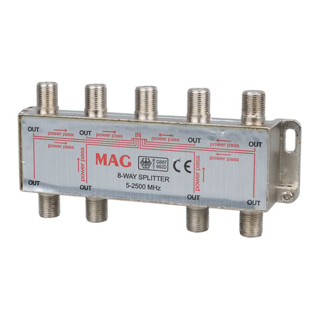 Lunatic MAG MG-1511 1/8 8 WAY 5-2500 MHZ UYDU DAĞITICISI SPLITTER