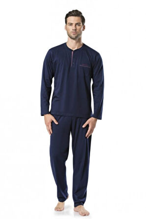 Erkek Ev Giyim %100 Pamuklu Pijama Takımı L1.PC.004.12.16