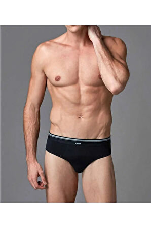 Erkek Iç Giyim Düz Renk 2'li Slip Iç Çamaşır L1.er.o04.s004