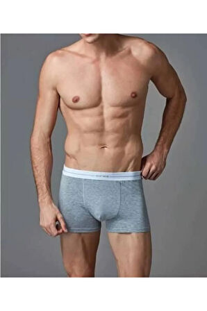 Erkek İç Giyim Siyah & Lacivert & Gri 3'lü Boxer Set L1.ER.O04.S006