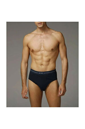 Erkek İç Giyim 3'lü Siyah & Lacivert & Gri Slip Çamaşır L1.ER.O04.S007