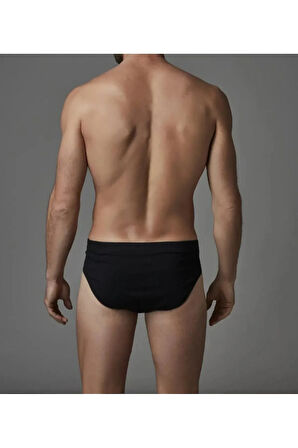 Erkek İç Giyim Beyaz & Siyah 2'li Slip İç Çamaşır Set L1.ER.O04.S012