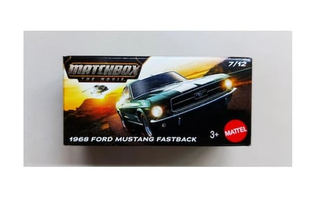 Matchbox The Movie - 1968 Ford Mustang Fastback ( Power Grabs Özel Model )
