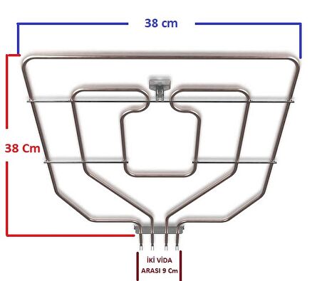 Bosch Uyumlu Fırın Üst  Rezistans ,  Fırın Rezistansı 1300 + 1500 = 2800 Watt