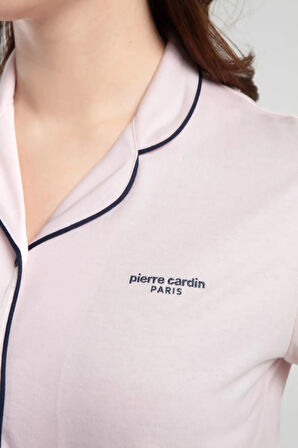 Kadın Klasik Regular Önden Düğmeli Kısa Kollu Pijama Takımı L1.PC.004.12.01.K1