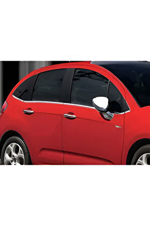 Citroen C3 Krom Kapı Kolu 4 Kapı Paslanmaz Çelik 2009 Ve Üzeri