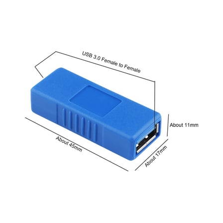 Lunatic 2349 USB 3.0 Dişi Dişi Ek Çevirici Dönüştürücü Adaptör