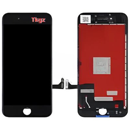 Tkgz - iPhone 8 Uyumlu Lcd Ekran Dokunmatik Orijinal (LW MARKA) SİYAH