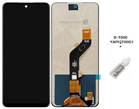 Tkgz - İnfinix Hot 30 Play Lcd Dokunmatik Ekran Orijinal + B-7000