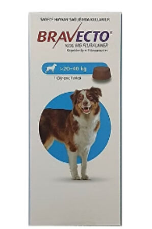 Bravectoo- 20-40 Kg Büyük Köpekler İçin Çiğneme Tableti x1 