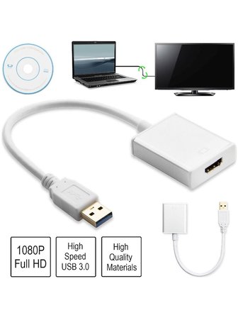 Lunatic 5150 Usb 3.0 To Hdmi Çevirici Dönüştürücü Adaptör
