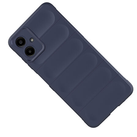 Samsung Galaxy A07 Kılıf Esnek TPU Oyuklu Arka Yüzey Tasarımlı Etnik Silikon Kapak