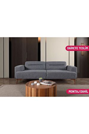 FELTY YATAKLI KANEPE GRİ