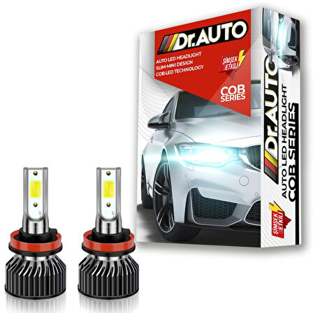 Dr.Auto H11 Beyaz Cob Series Slim Led Xenon
