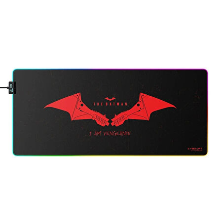 Cybeart Aurora Series The Batman Edition RGB 90×40 XXL Mouse Pad (MP-AU90-BM03)