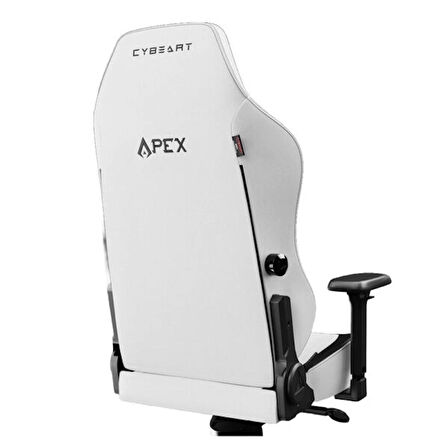 Cybeart Apex Series – Arctic White PU Deri Bel Destekli 4D Hafızalı Yastık Oyuncu Koltuğu