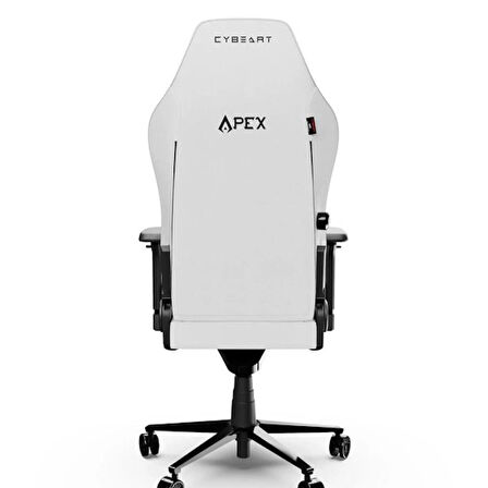 Cybeart Apex Series – Arctic White PU Deri Bel Destekli 4D Hafızalı Yastık Oyuncu Koltuğu