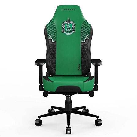Cybeart Harry Potter Series Slytherin Edition PU Deri Bel Destekli 4D Hafızalı Yastık Oyuncu Koltuğu