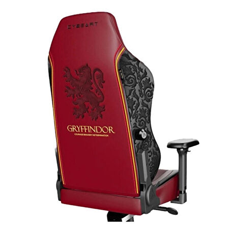 Cybeart Harry Potter Series Gryffindor Edition PU Deri Bel Destekli 4D Hafızalı Yastık Oyuncu Koltuğu