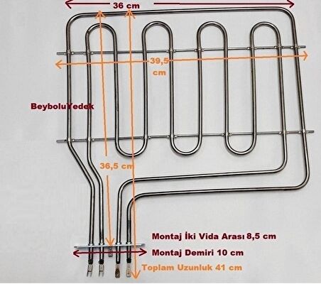 Pera Fırın Üst Rezistans , Pera Fırın Rezistansı 1200 + 2000 Watt