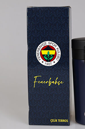 DEKOMUS İLE LİSANSLI FENERBAHÇE ÇELİK TERMOS 400 ML "ÖZEL KUTULU COMFORT KALEM HEDİYELİ"