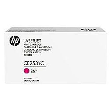 HP CE253YC (504A) Kırmızı Magenta Orjinal Toner CP3525 / CM3530