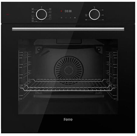 FERRE FRYART SİYAH SET ( D100 SİYAH DAVLUMBAZ-CS205 SİYAH OCAK- XE63CS FRYART SİYAH FIRIN )