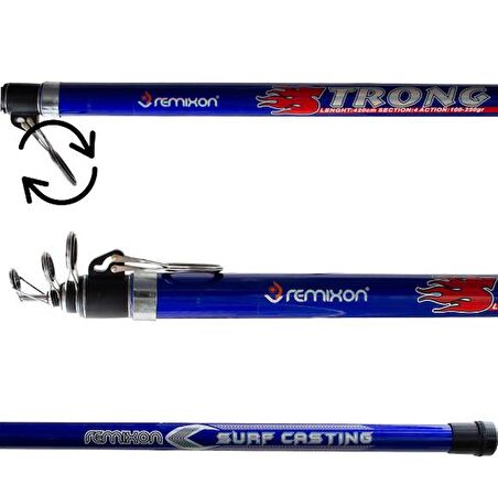 Remixon Strong 4.20m 100-250gr Blue Tele Surf Kamış (RMXSTRNG420B)