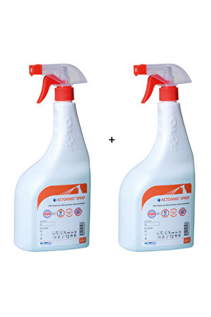 ACTOANID® SPRAY 1 litre 2 adet | Alkol İçermeyen Yüzey Dezenfektanı