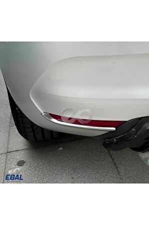 Renault Clio 5 HB Krom Arka Reflektör Çıtası 2 Parça 2020 ve Üzeri P.Çelik