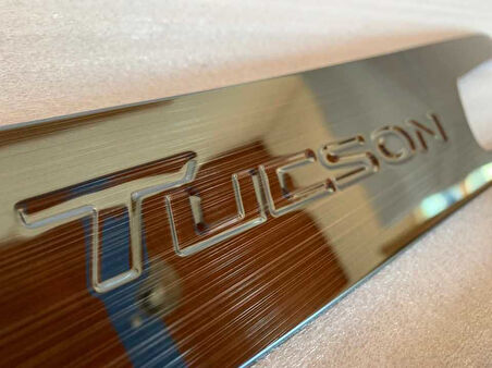 Hyundai Tucson 2015-2018 Kapı Koruma Kaplama - Titanyum Siyah