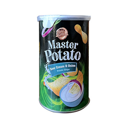 Master Potato Soğanlı & Ekşi Kremalı Cips 60 Gr x 3 Adet